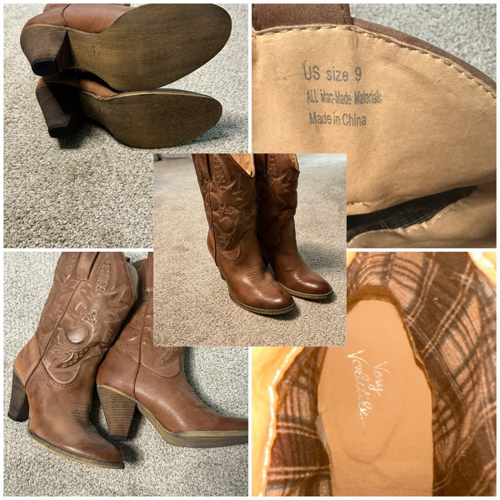 Brown Cowboy Boots for Women
